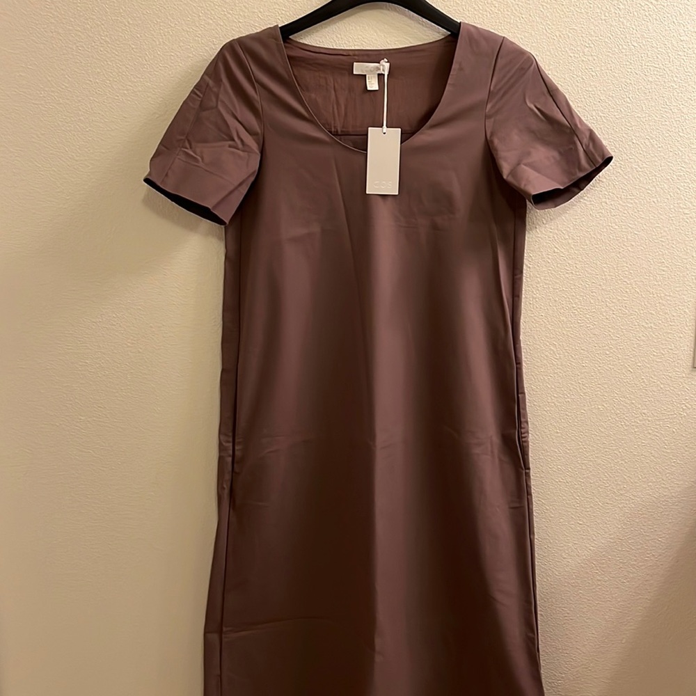 COS Long A-line dress with pockets